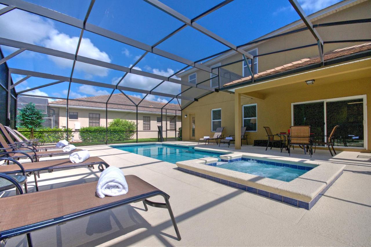 South Facing Pool Near Disney 5 Bed Luxury Kissimmee Dış mekan fotoğraf